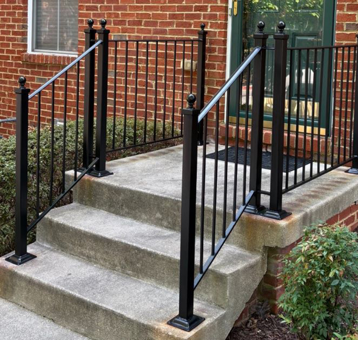 Iron Railing Sanding Painting 3